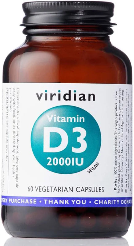 Viridian Nutrition Vitamin D3, 2000IU