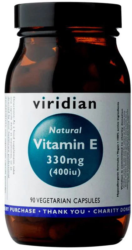 Viridian Nutrition Vitamin E 330 mg 400 iu 90 capsules