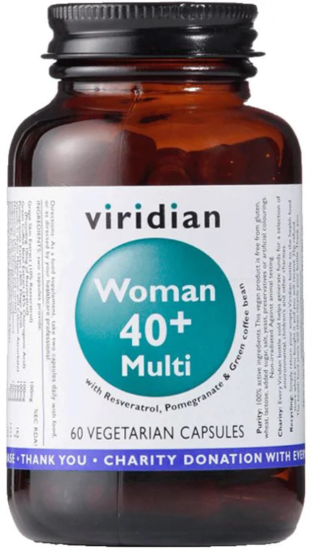 Viridian Nutrition Woman 40+ Multi 60 capsules