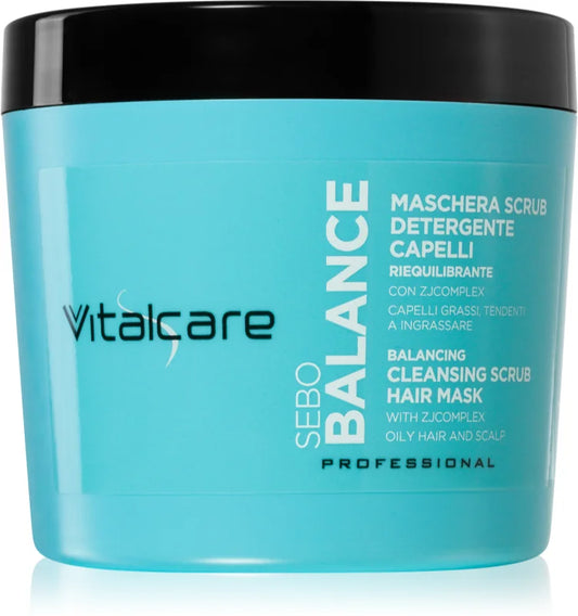 Vitalcare Professional Sebo Balance cleansing scrub hair mask 400 ml