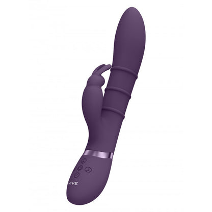 Vive Sora Up & Down Stimulating Rings Vibrating G-Spot Rabbit Purple