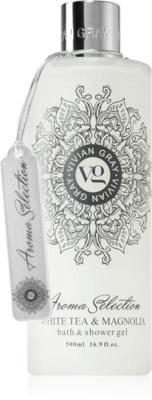 Vivian Gray Aroma Selection White Tea & Magnolia shower and bath gel 500 ml