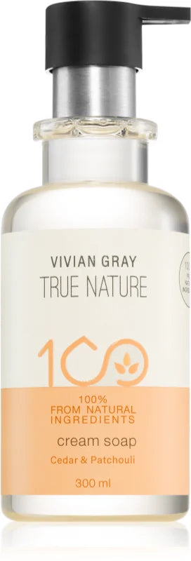 Vivian Gray True Nature Cedar & Patchouli cream soap 300 ml