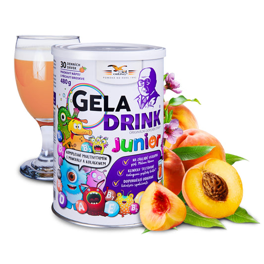 ORLING Geladrink Junior drink Peach 480 g