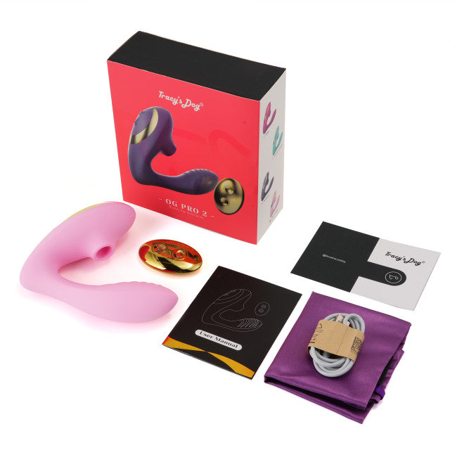 Tracy's Dog OG 2 Clitoral Sucking Vibrator Light Pink My Dr. XM Tracy's Dog OG 2 Clitoral Sucking Vibrator Light Pink My Dr. XM