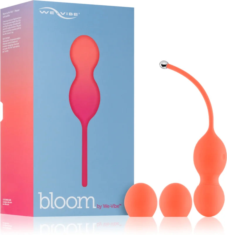 WE-VIBE Bloom vaginal dumbbell Orange 14.4 cm