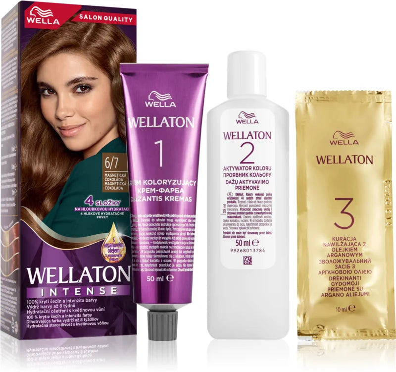 Wella Wellaton Intense permanent hair color with argan oil