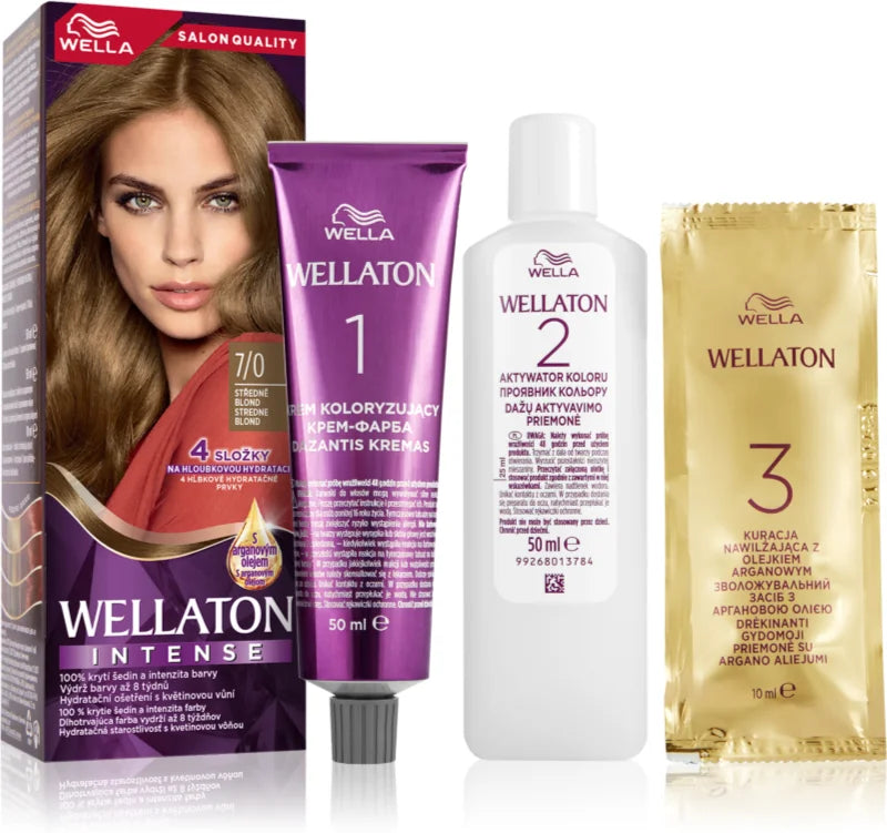 Wella Wellaton Intense permanent hair color with argan oil