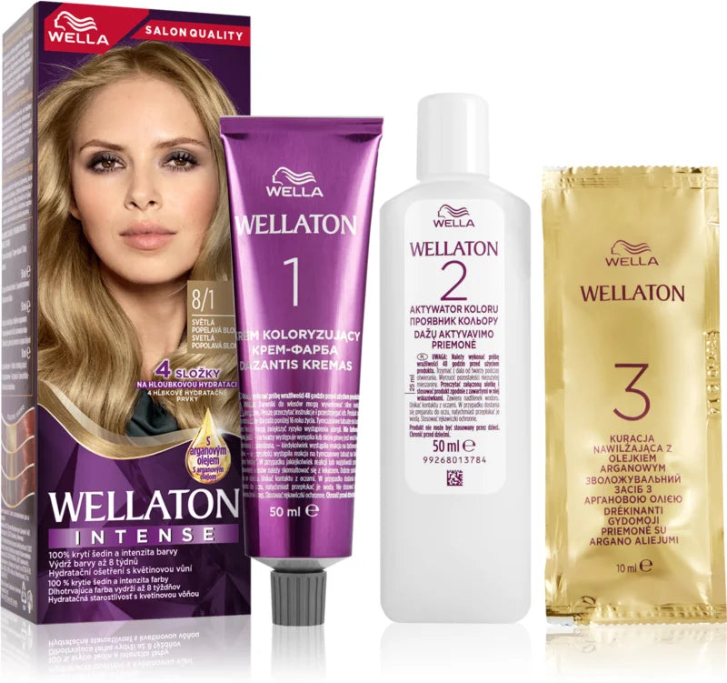 Wella Wellaton Intense permanent hair color with argan oil