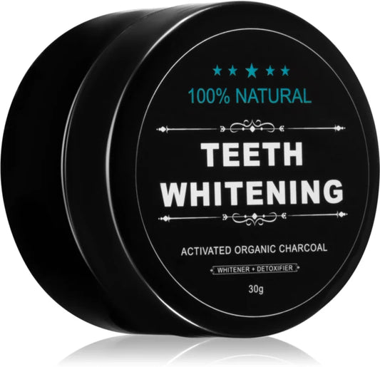 White Glo 100% Natural Charcoal Teeth whitening powder 30g