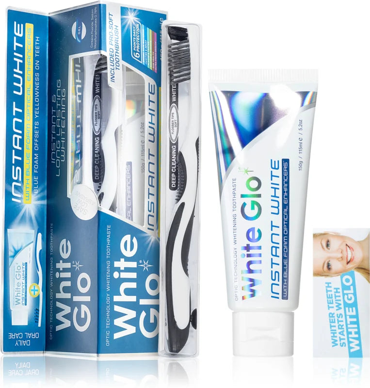 White Glo Instant White dental care set