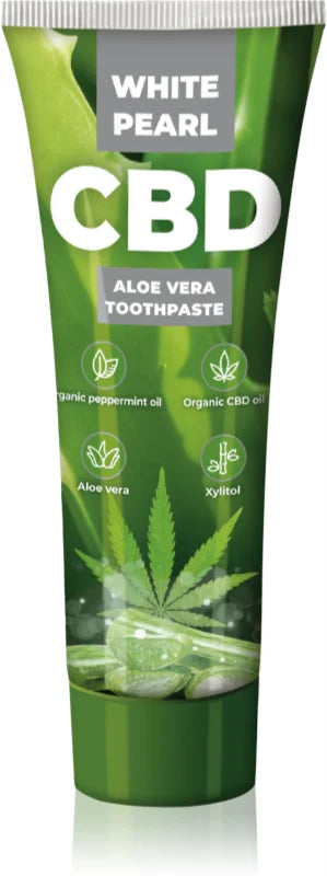 White Pearl CBD Aloe Vera Toothpaste 75 ml