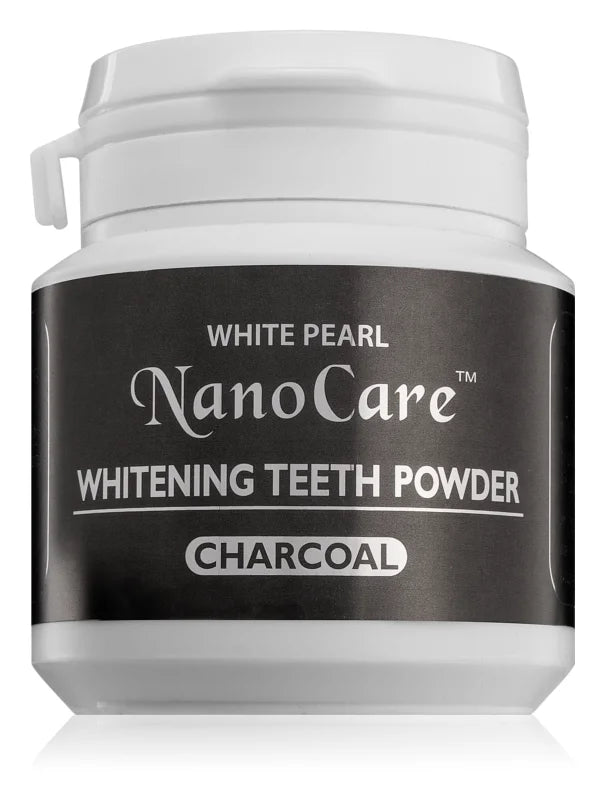 White Pearl NanoCare Charcoal whitening teeth powder 30g