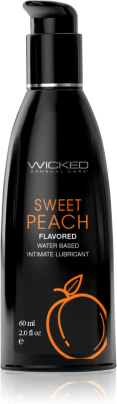 Wicked Sweet Peach Flavored Water Based Lubricant 120 ml