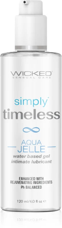 Wicked Simply Timeless Aqua Jelle Lubricant 120 ml