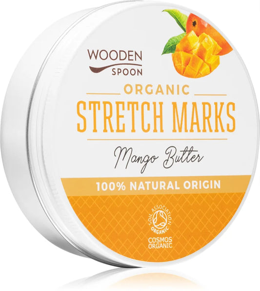 Wooden Spoon Organic Mango Butter regenerating body butter against stretch marks 100 ml