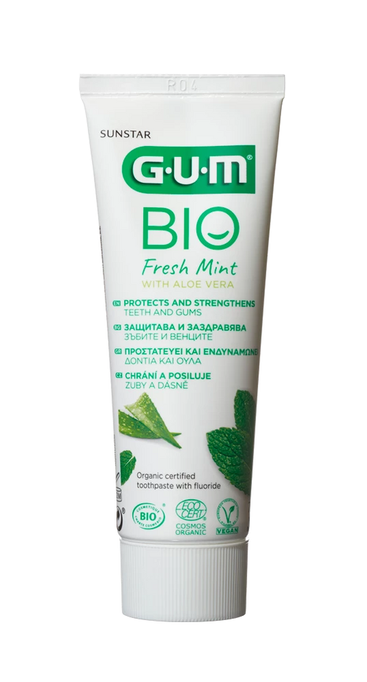 GUM BIO Fresh Mint toothpaste with Aloe vera, 75 ml