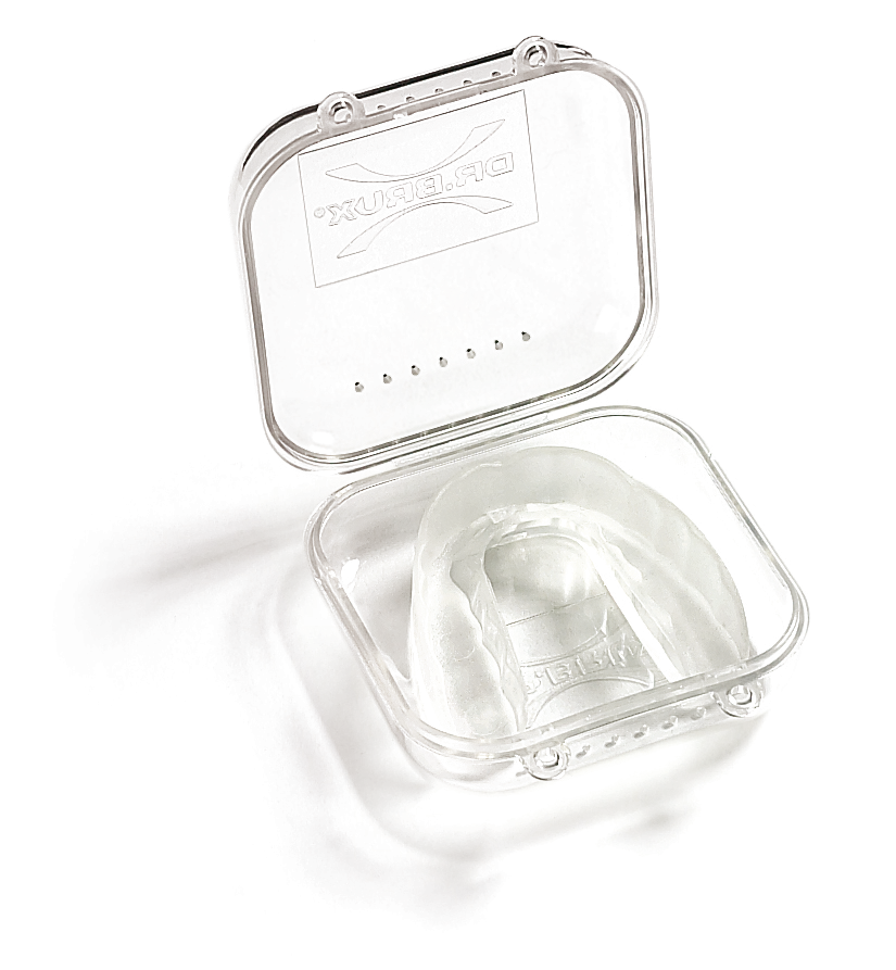 Dr. Brux Bite teeth grinding guard for night use, transparent