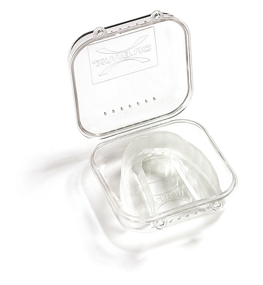 Dr. Brux Bite teeth grinding guard for night use, transparent