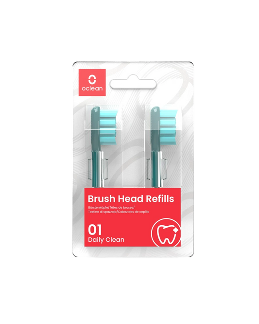 Oclean spare head Standard Clean Soft, PW09-X Pro - 2 pcs, green