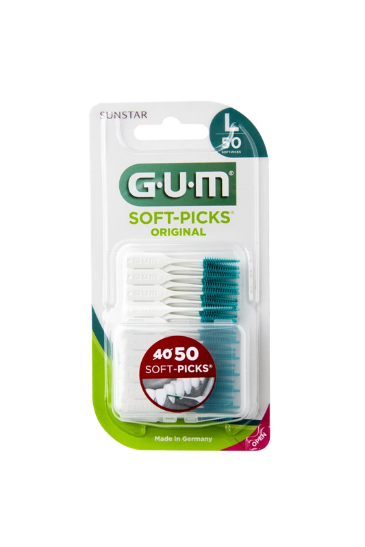 GUM Soft-Picks Large massaging interdental brushes with fluorides, 50 pcs