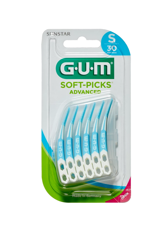 GUM Soft-Picks Advanced SMALL massage interdental brushes, 30 pcs