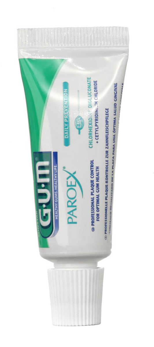 GUM PAROEX toothpaste (CHX 0.06% + CPC 0.05%), 3 x 12 ml