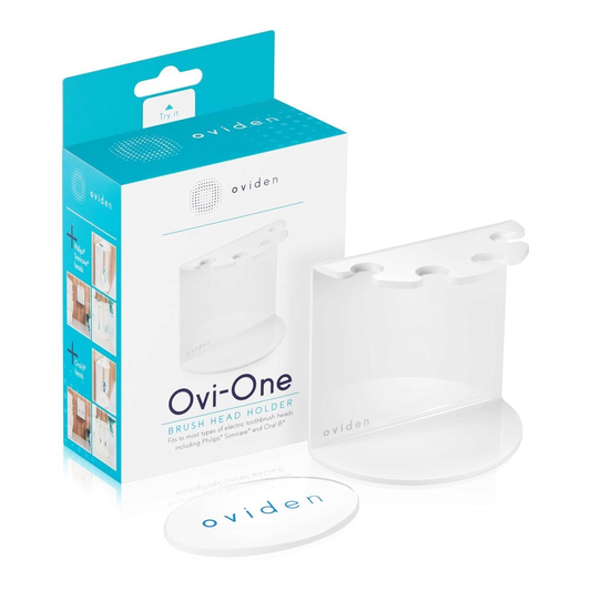 OVIDEN Ovi-One holder for 4 toothbrush heads, white