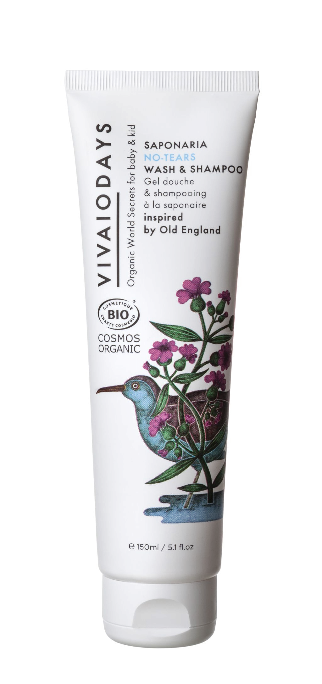 VIVAIODAYS BIO Shampoo and bath gel, 150 ml