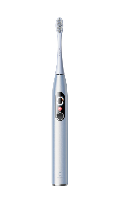 Oclean X Pro Digital Set Silver case and sonic brush, silver