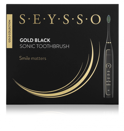 Seysso Gold Black sonic toothbrush