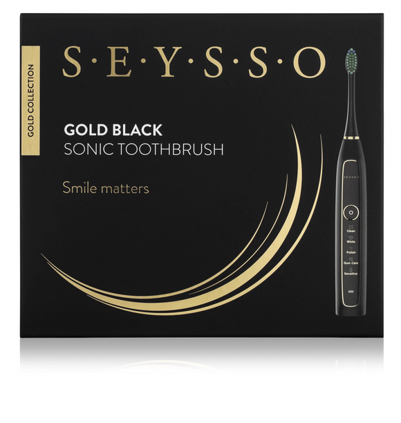 Seysso Gold Black sonic toothbrush