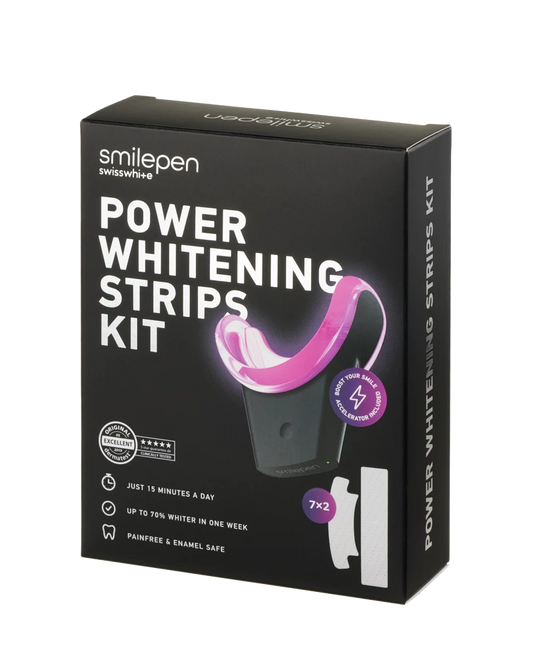 Smilepen Whitening Strips Kit, 7-day intensive teeth whitening treatment