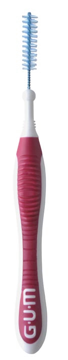 GUM TRAV-LER interdental brush with chlorhexidine, cylindrical, 1.4 mm, 6 pcs