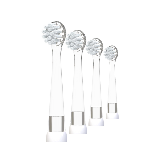 Bob and Bobek replacement toothbrush head, 0-18 months, 4 pcs
