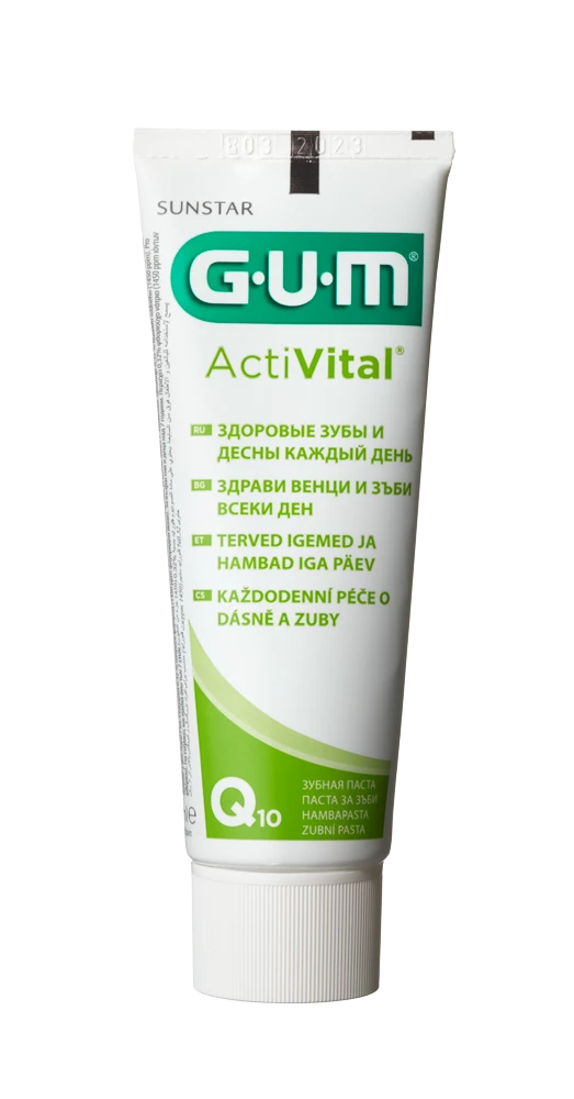 GUM ActiVital toothpaste with Q10, 75 ml – My Dr. XM