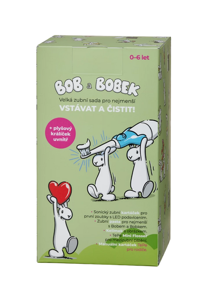 Bob and Bobek Large dental set for kids - Blue