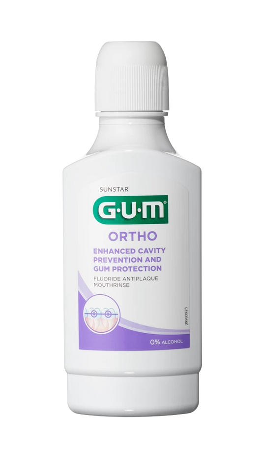 GUM Ortho mouthwash for teeth with braces CPC 0.05%, 300 ml