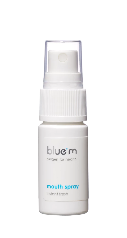 BlueM Mouth spray with active oxygen, 15 ml