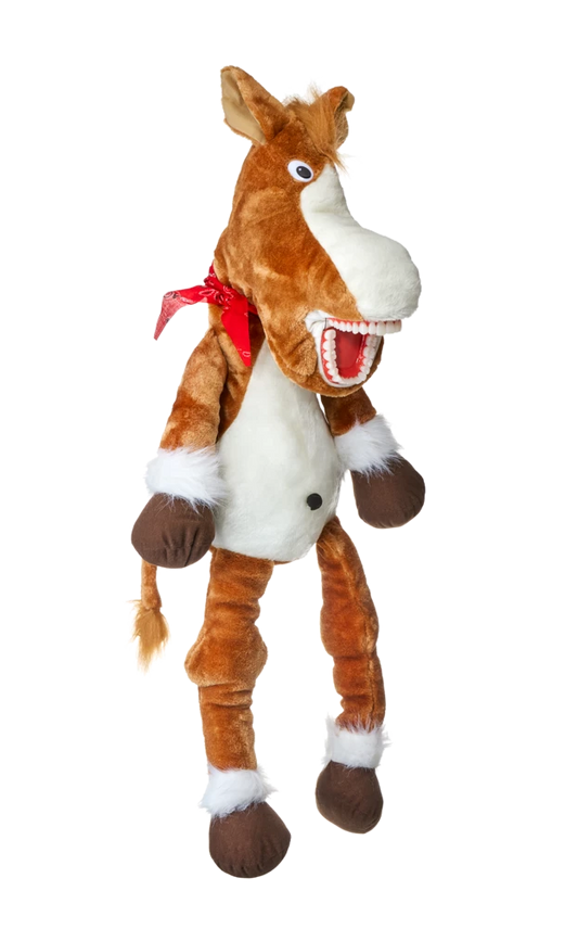Dino plush educational aid, horse