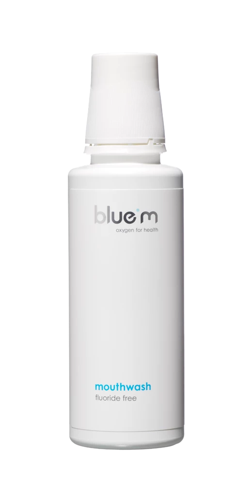BlueM Mouthwash Fluoride Free with active oxygen, 250 ml