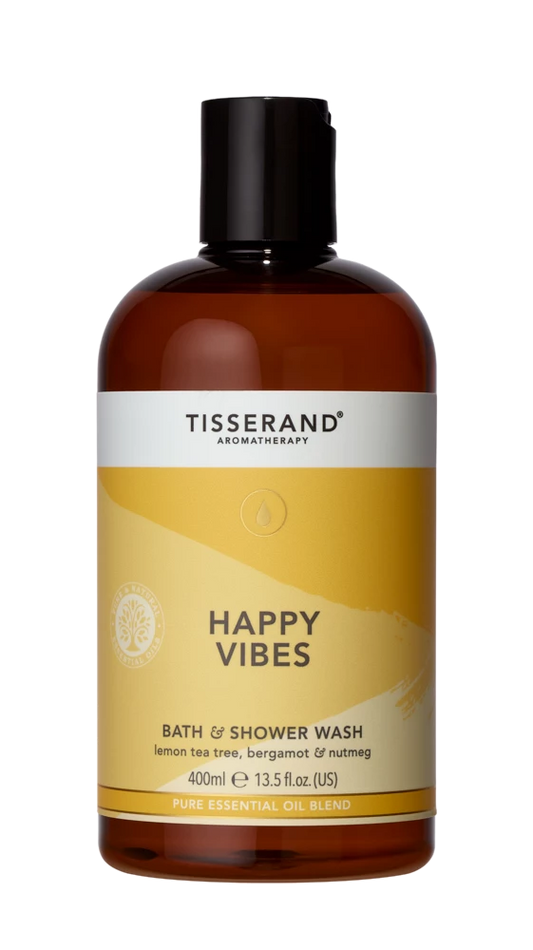 Tisserand Happy Vibes bath and shower gel, 400 ml