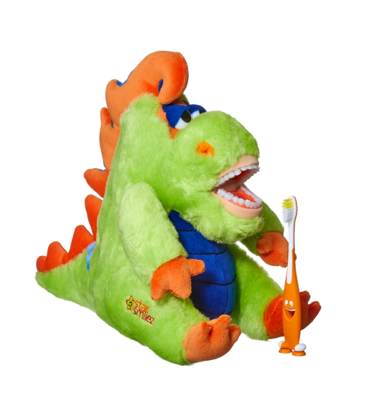 Dino plush educational aid, small Flossisaurus