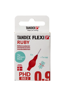 Tandex Flexi interdental brushes red 0.90 mm, 6 pcs