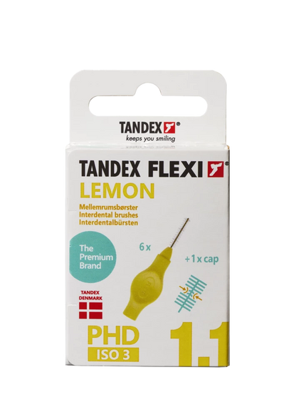 Tandex Flexi interdental brushes yellow 1.1 mm, 6 pcs