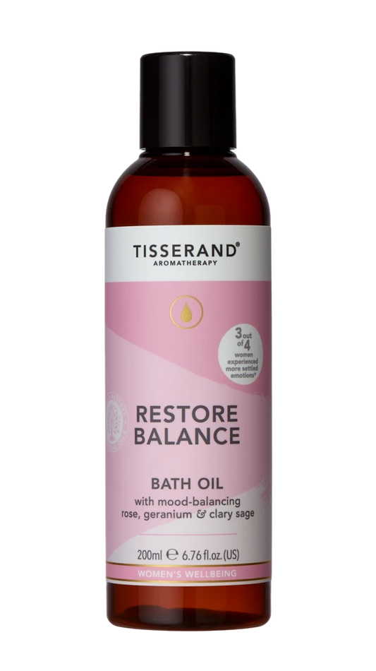 Tisserand Restore Balance bath oil, 200 ml