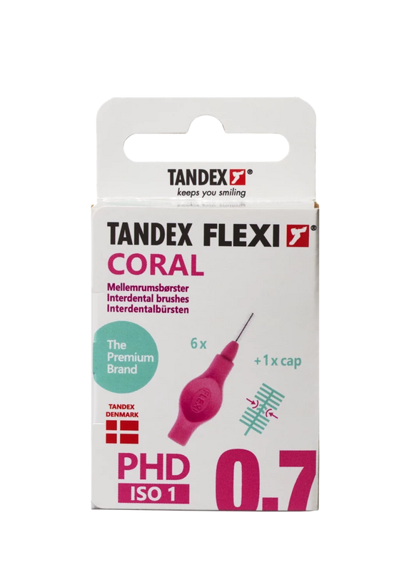 Tandex Flexi interdental brushes pink 0.70 mm, 6 pcs