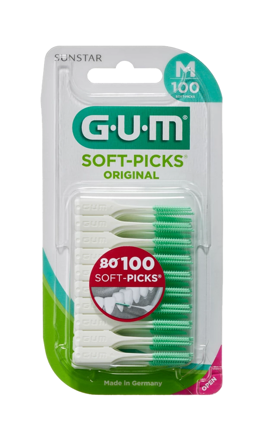 GUM Soft-Picks Regular massaging interdental brushes with fluoride 100 pcs