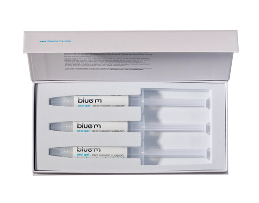 BlueM oral gel specialized support, 3 syringes x 3 ml