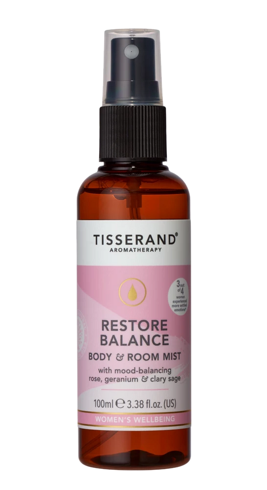 Tisserand Restore Balance body and room mist, 100 ml